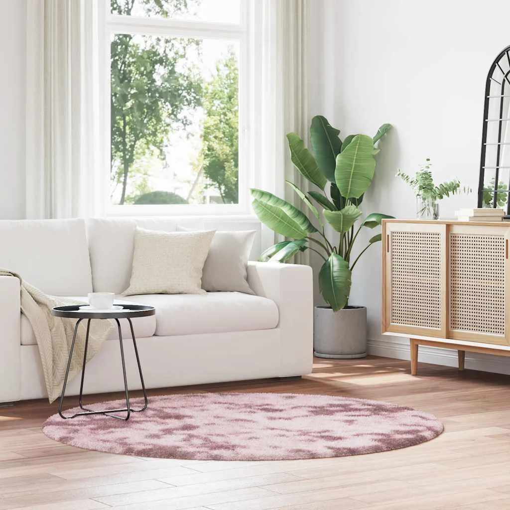 Chlpatý koberec s vysokým vlasom NAVARRA 160x160 cm polyester