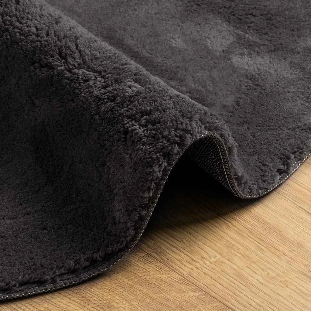 Koberec HUARTE Antracit 200 x 140 cm 100% polyester