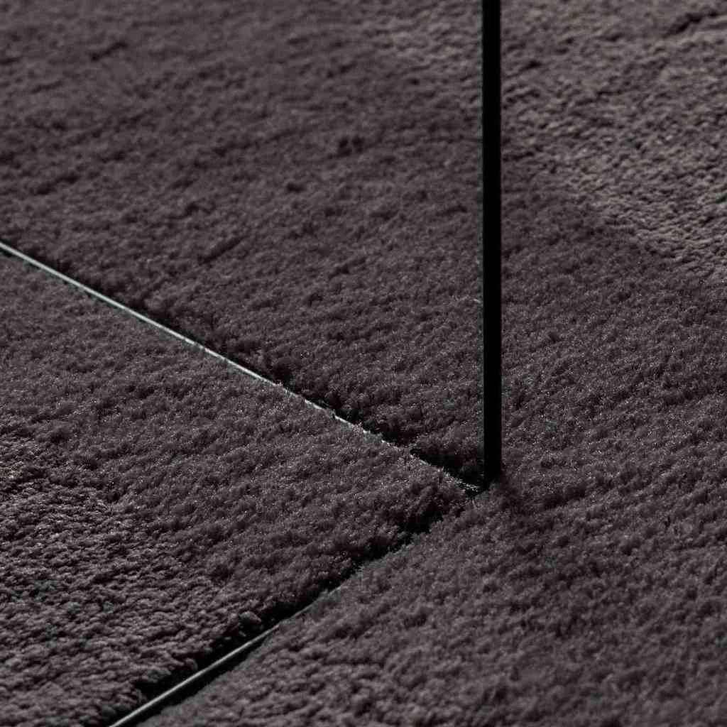 Koberec HUARTE Antracit 200 x 140 cm 100% polyester