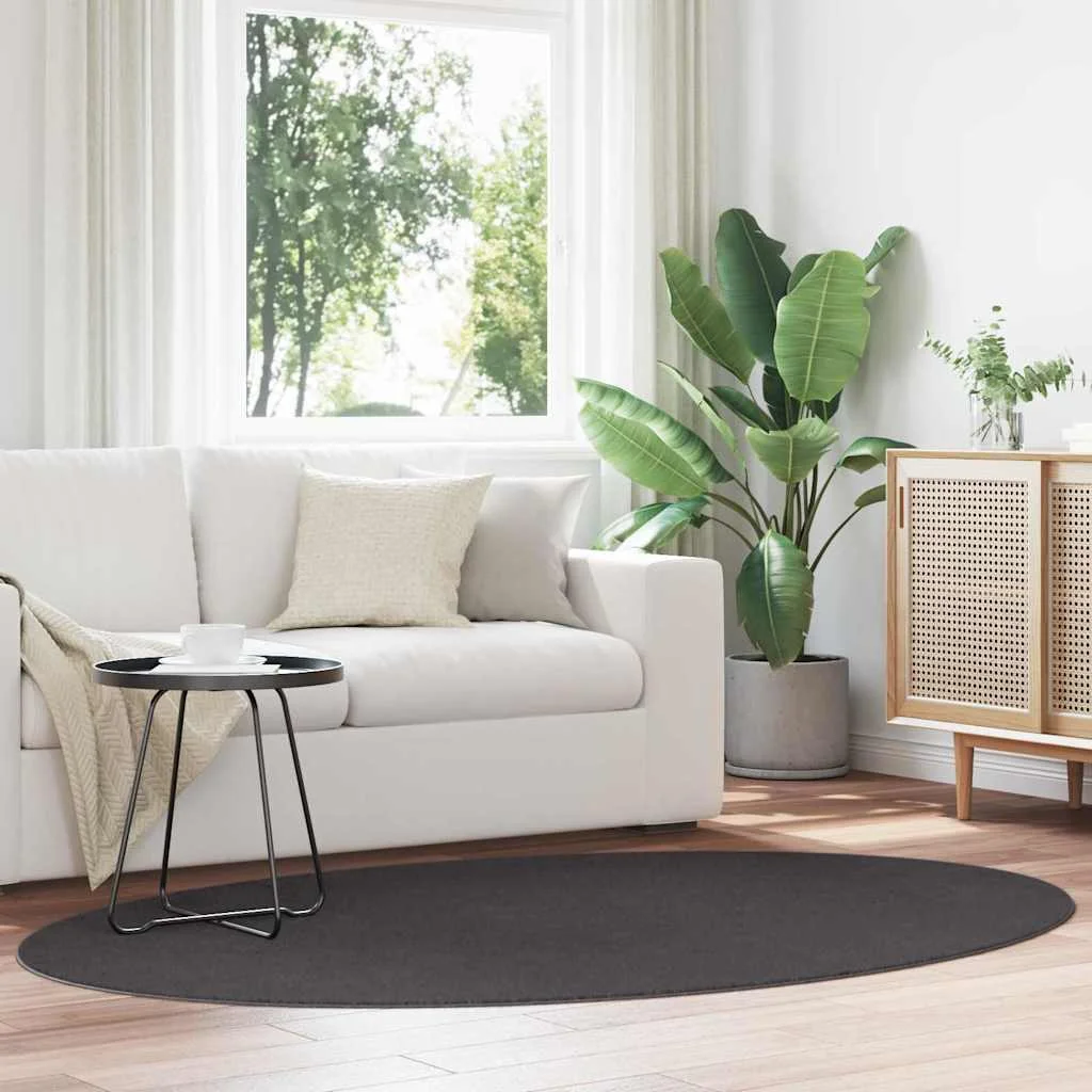 Koberec HUARTE Antracit 200 x 140 cm 100% polyester