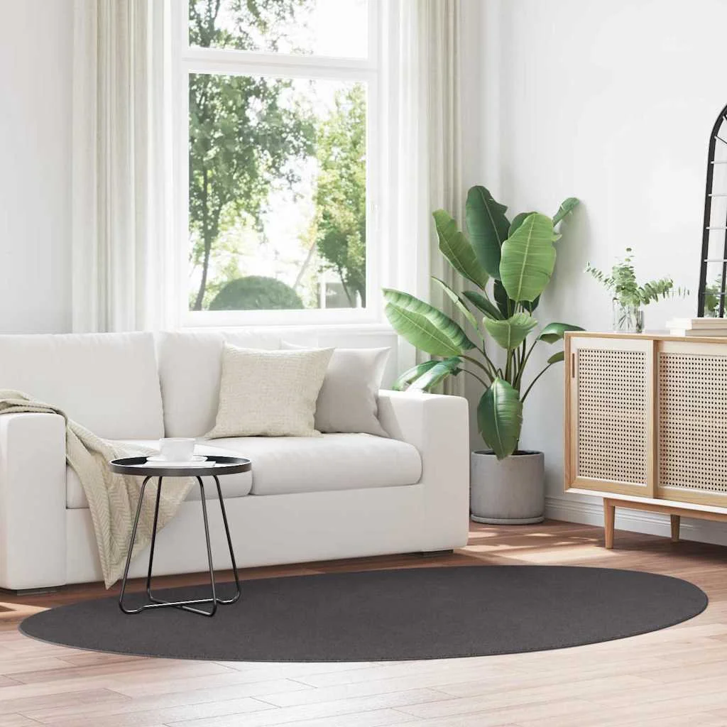 Koberec HUARTE Antracit 160 x 230 cm Polyester
