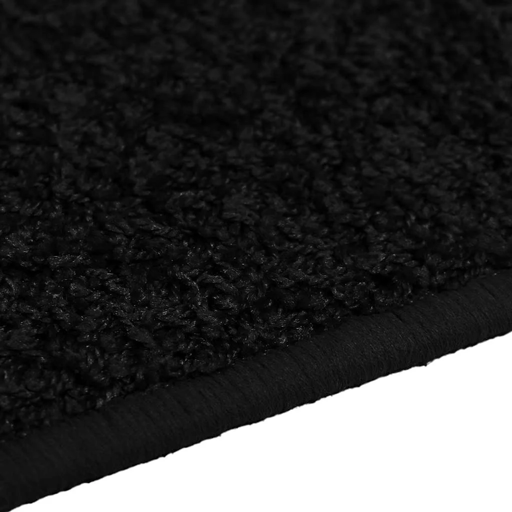 Behúň koberec Čierna 80 x 200 cm 100% Polypropylén Tuft