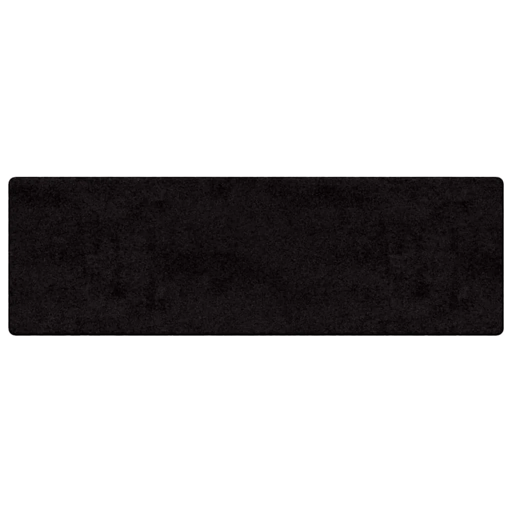 Behúň koberec Čierna 100 x 250 cm 100% Polypropylén Tuft