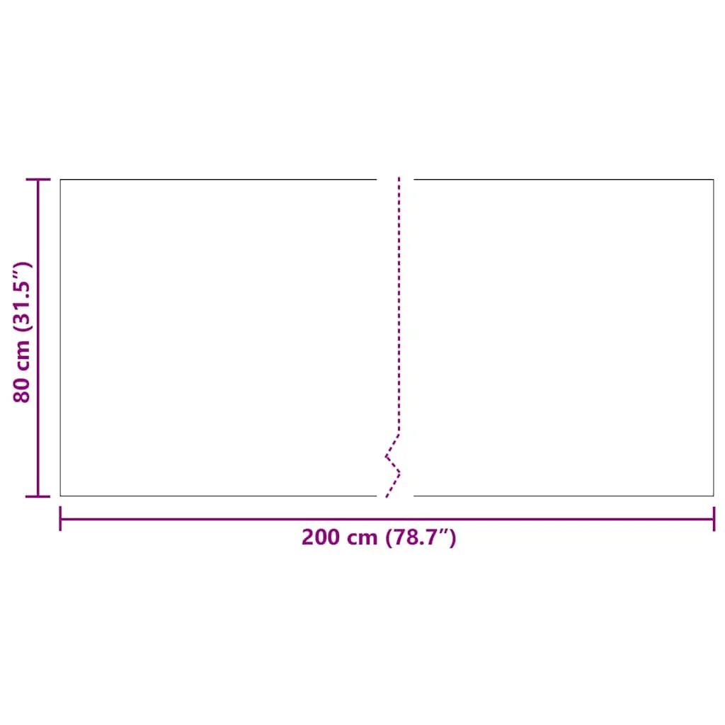 Behúň koberec Antracit 80 x 200 cm látka