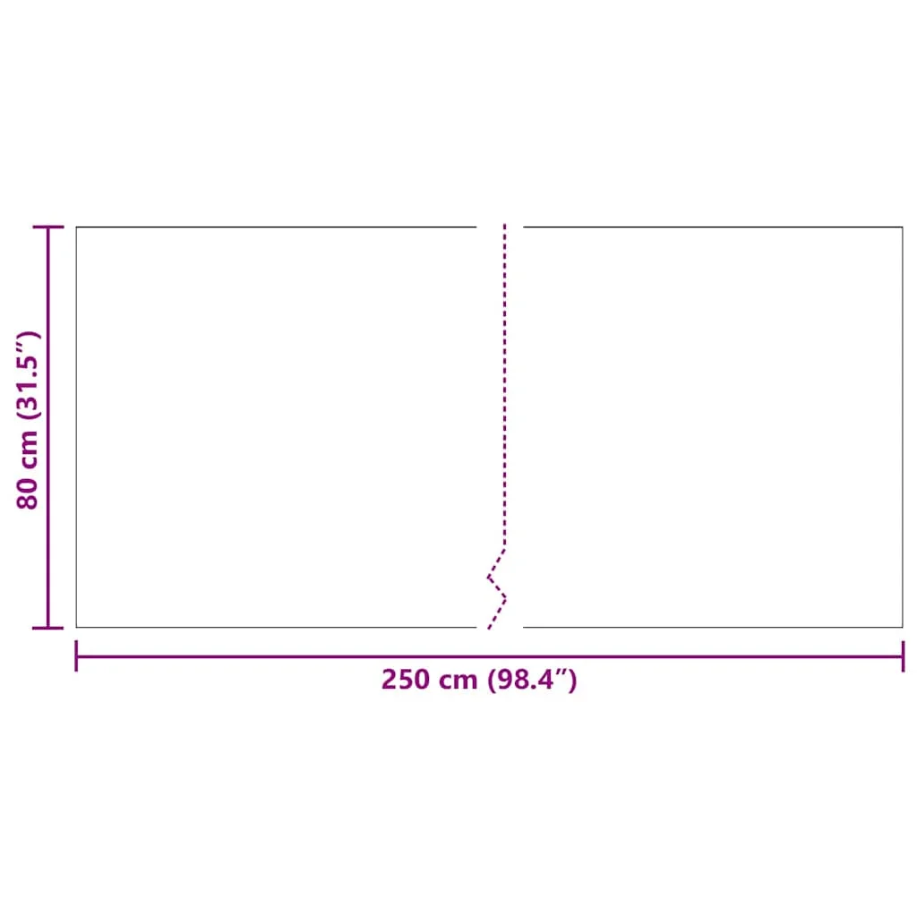Behúň koberec Antracit 80 x 250 cm látka