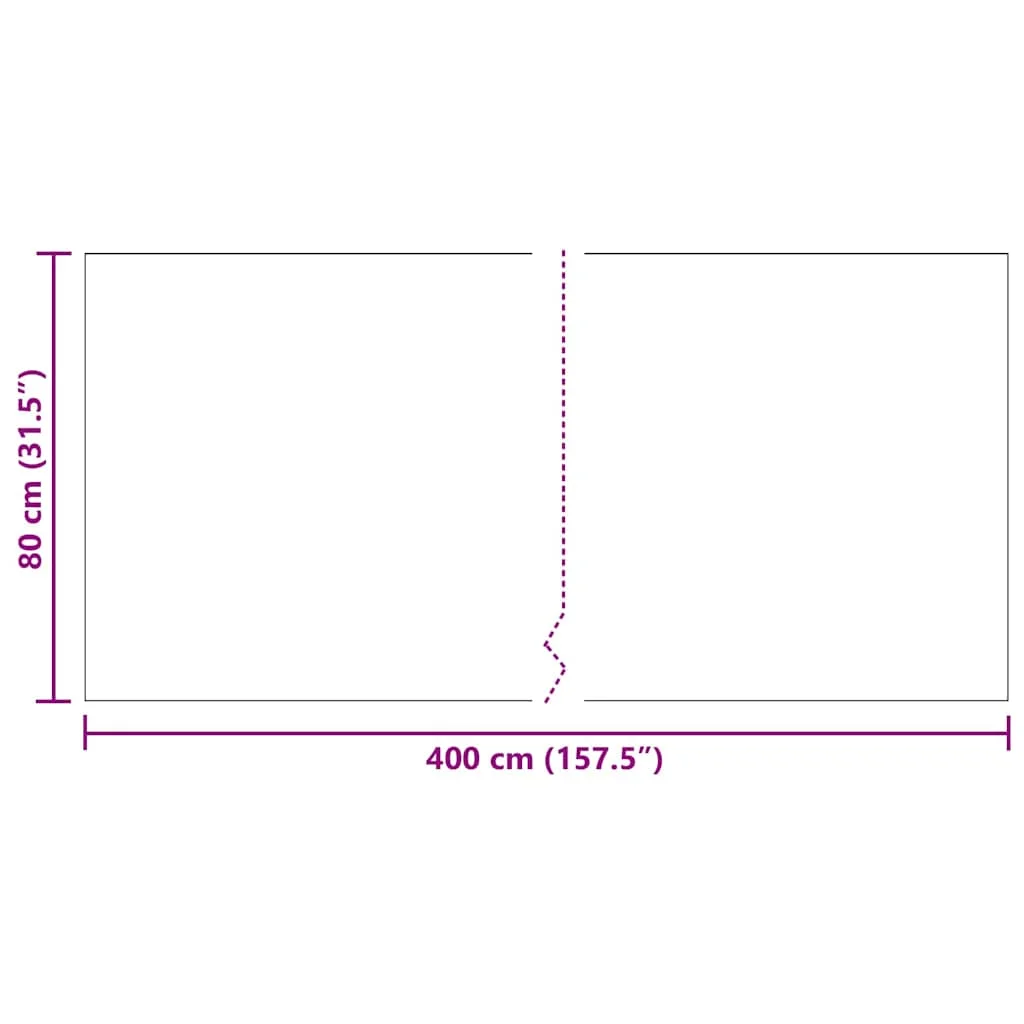 Behúň koberec Antracit 80 x 400 cm látka