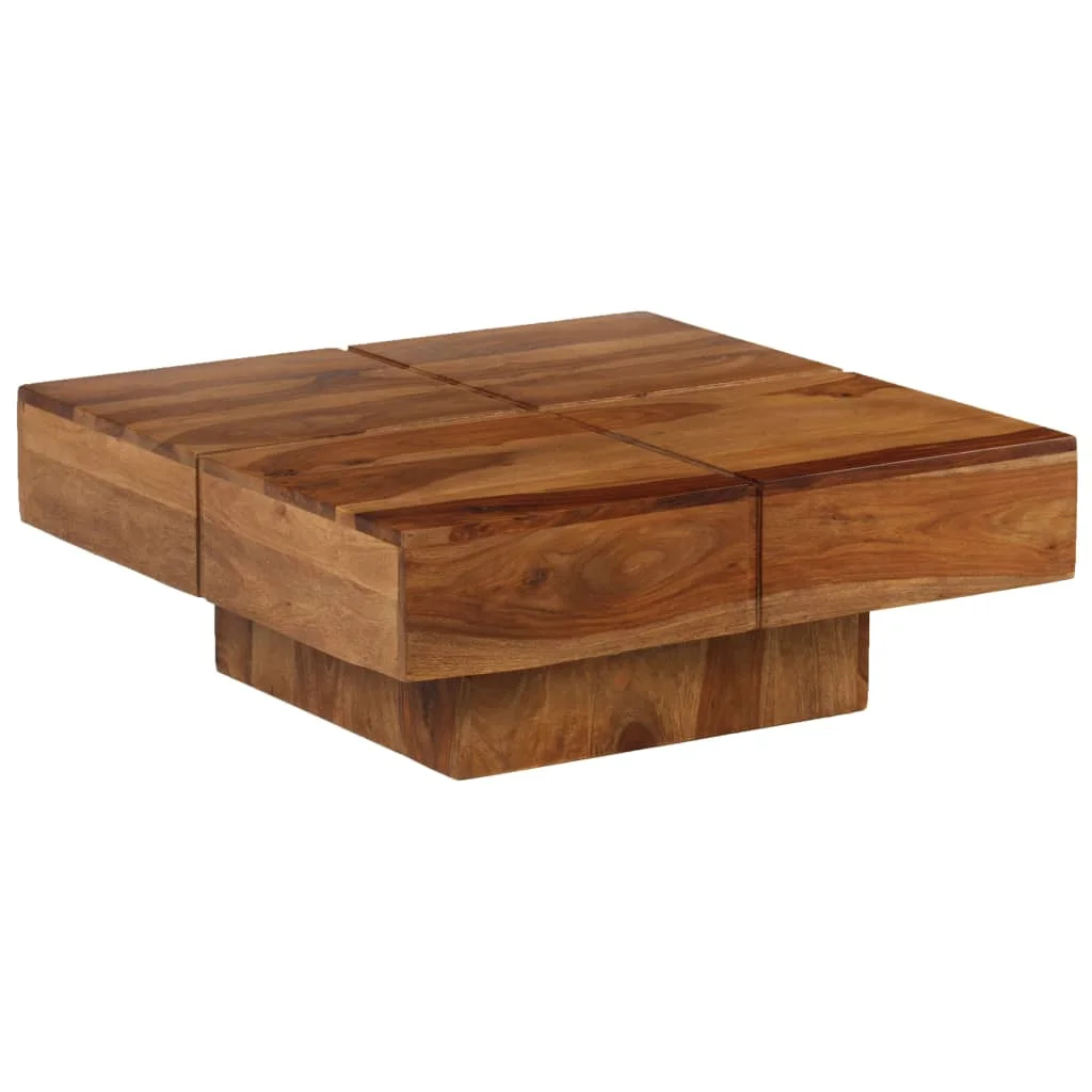 Konferenčný stolík 80x80x30 cm, akáciový masív