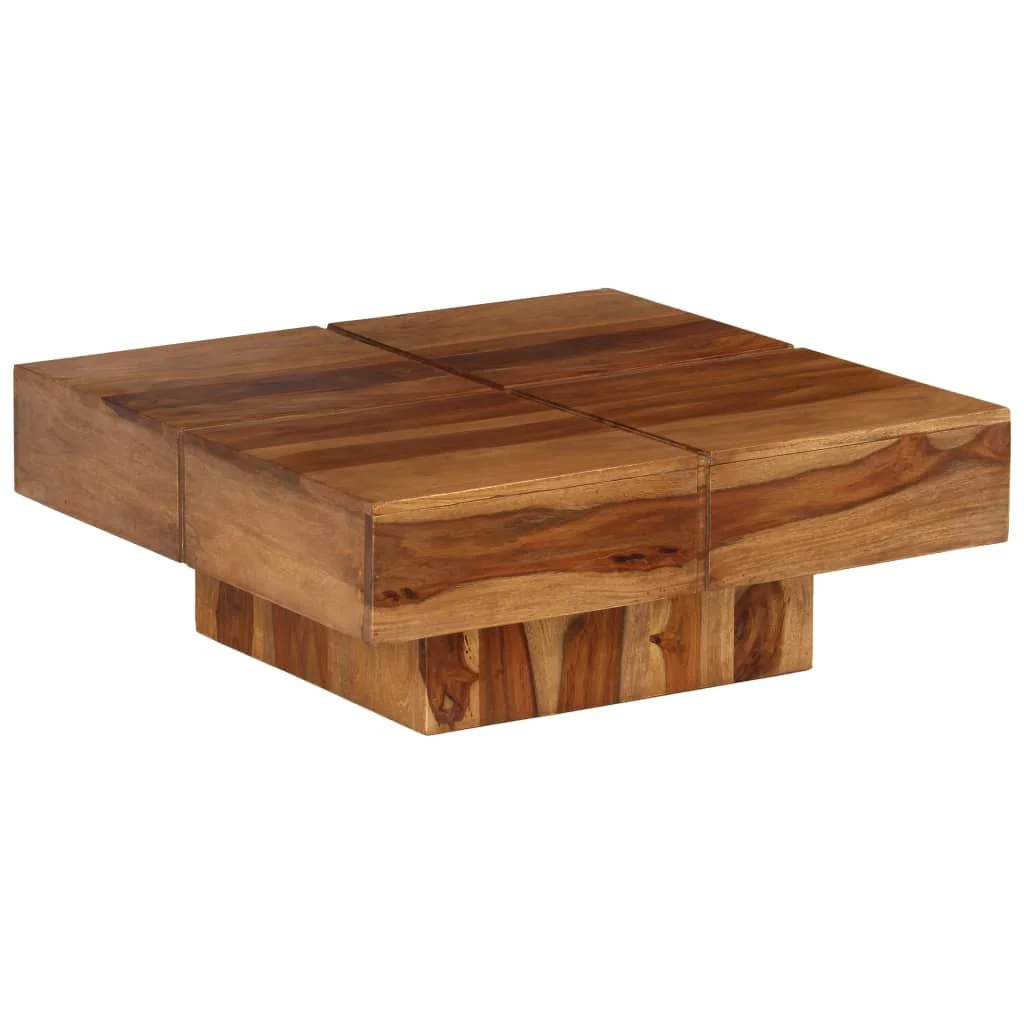 Konferenčný stolík 80x80x30 cm, akáciový masív