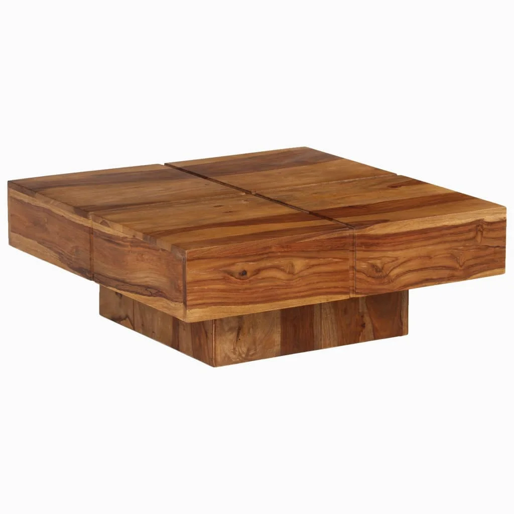 Konferenčný stolík 80x80x30 cm, akáciový masív