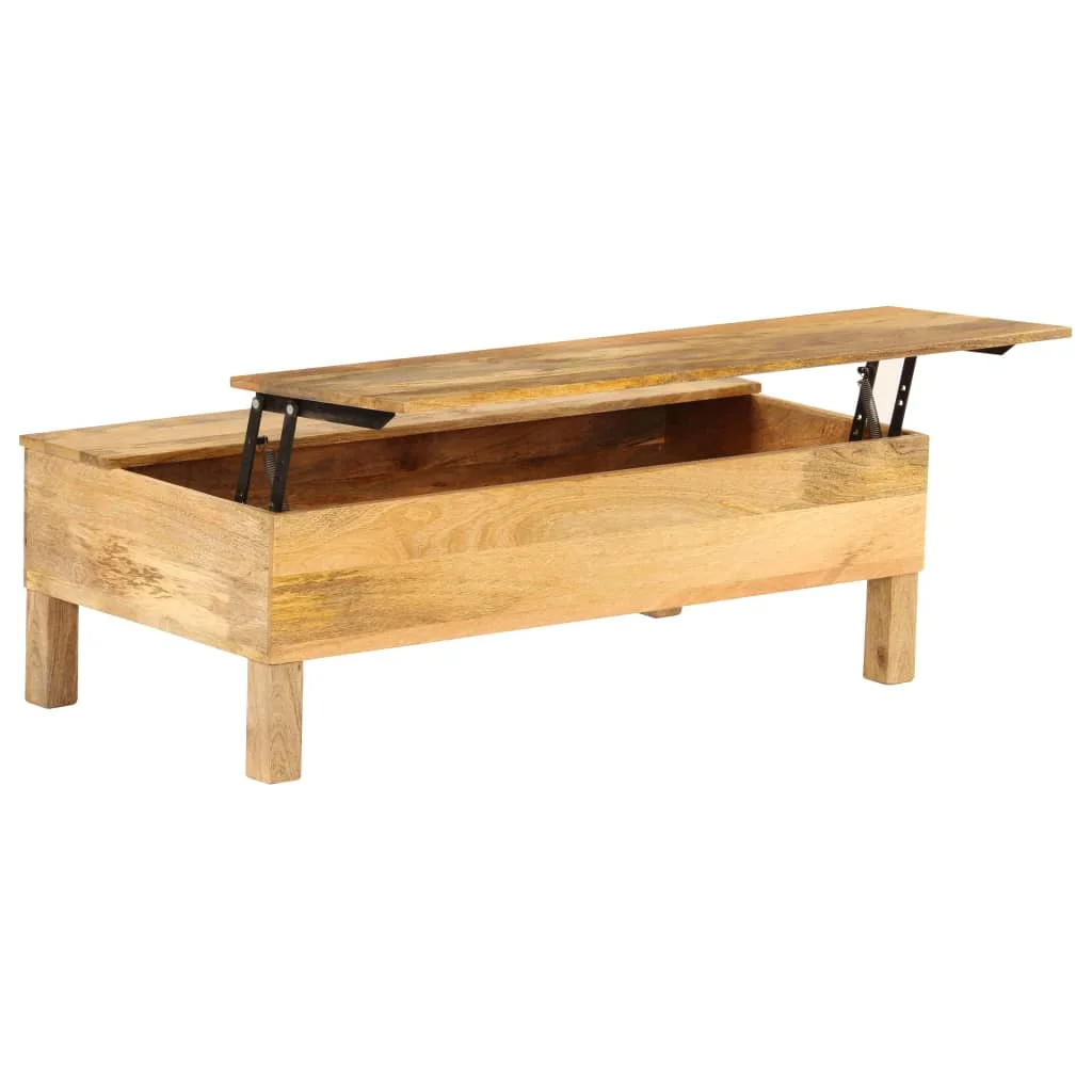 Konferenčný stolík z mangovníkového dreva 110x55x35 cm