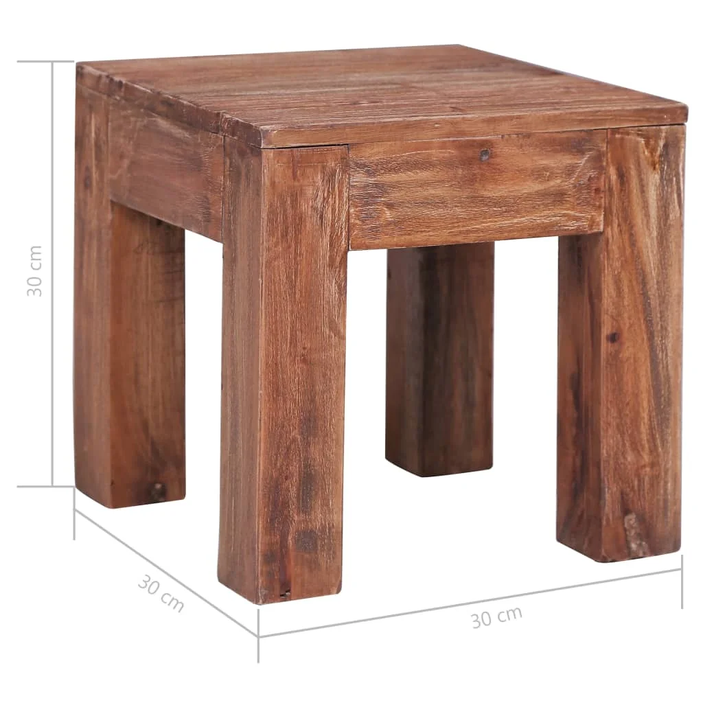 Konferenčný stolík 30x30x30 cm, mahagónový masív