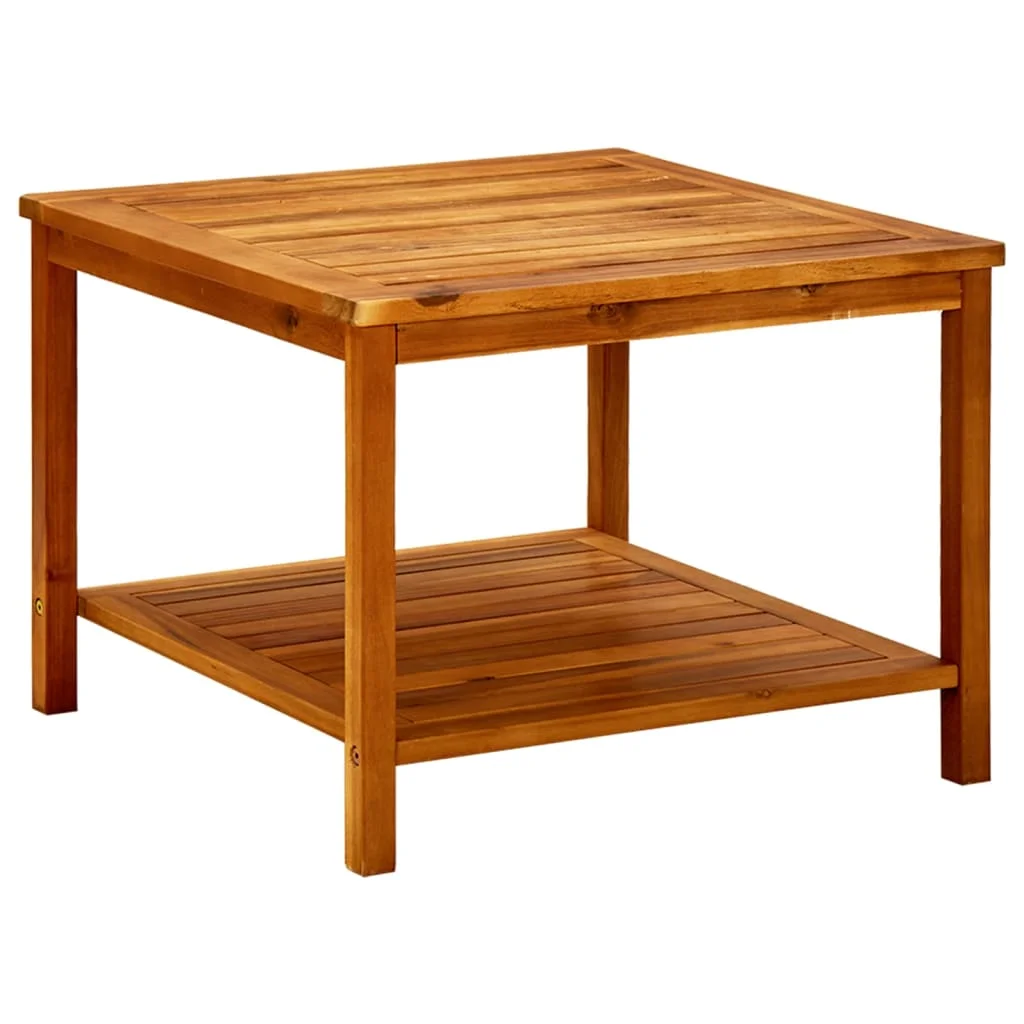 Konferenčný stolík 60x60x45 cm masívne akáciové drevo