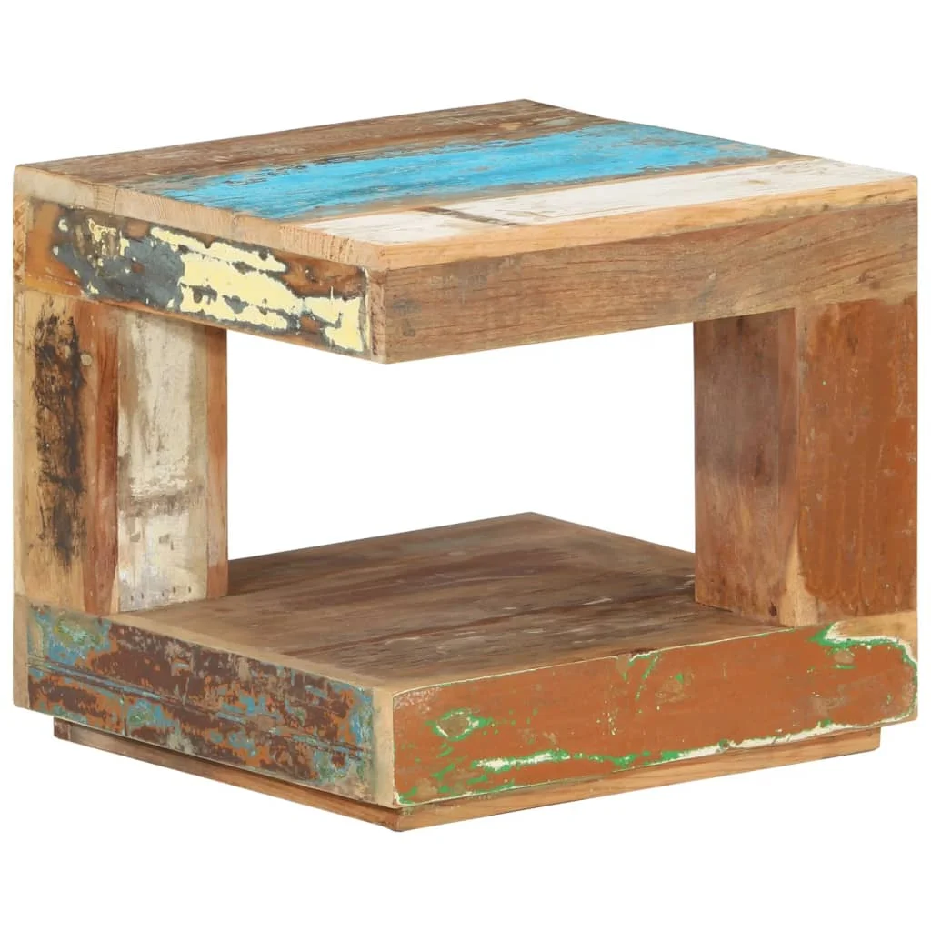 Konferenčný stolík 45x45x40 cm masívne recyklované drevo