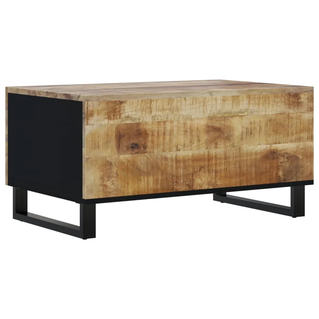 Konferenčný stolík 80x50x40 cm masívne mango a spracované drevo