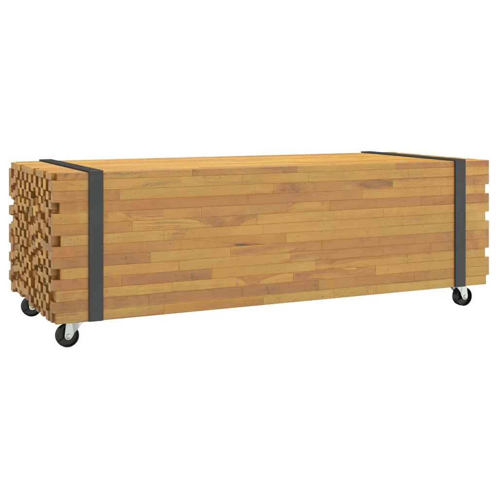 konferenčný stolík 110x45x35 cm Teakové masívne drevo