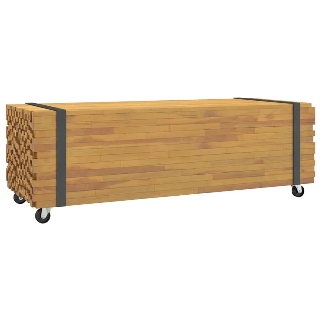 konferenčný stolík 110x45x35 cm Teakové masívne drevo
