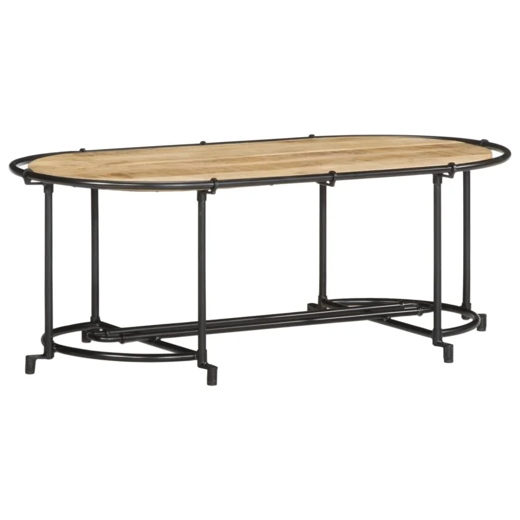 Konferenčný stolík 110x55x40 cm surový mangovníkový masív