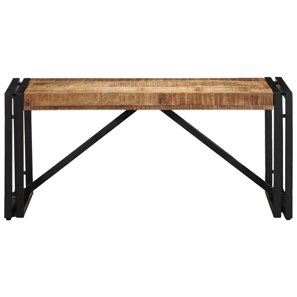 konferenčný stolík 80x40x35 cm masívne hrubé drevo mango