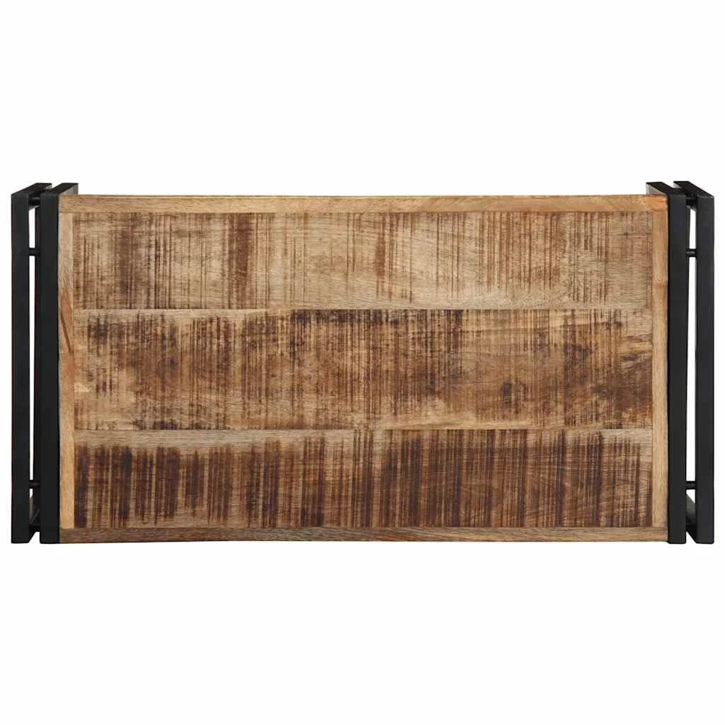 konferenčný stolík 80x40x35 cm masívne hrubé drevo mango
