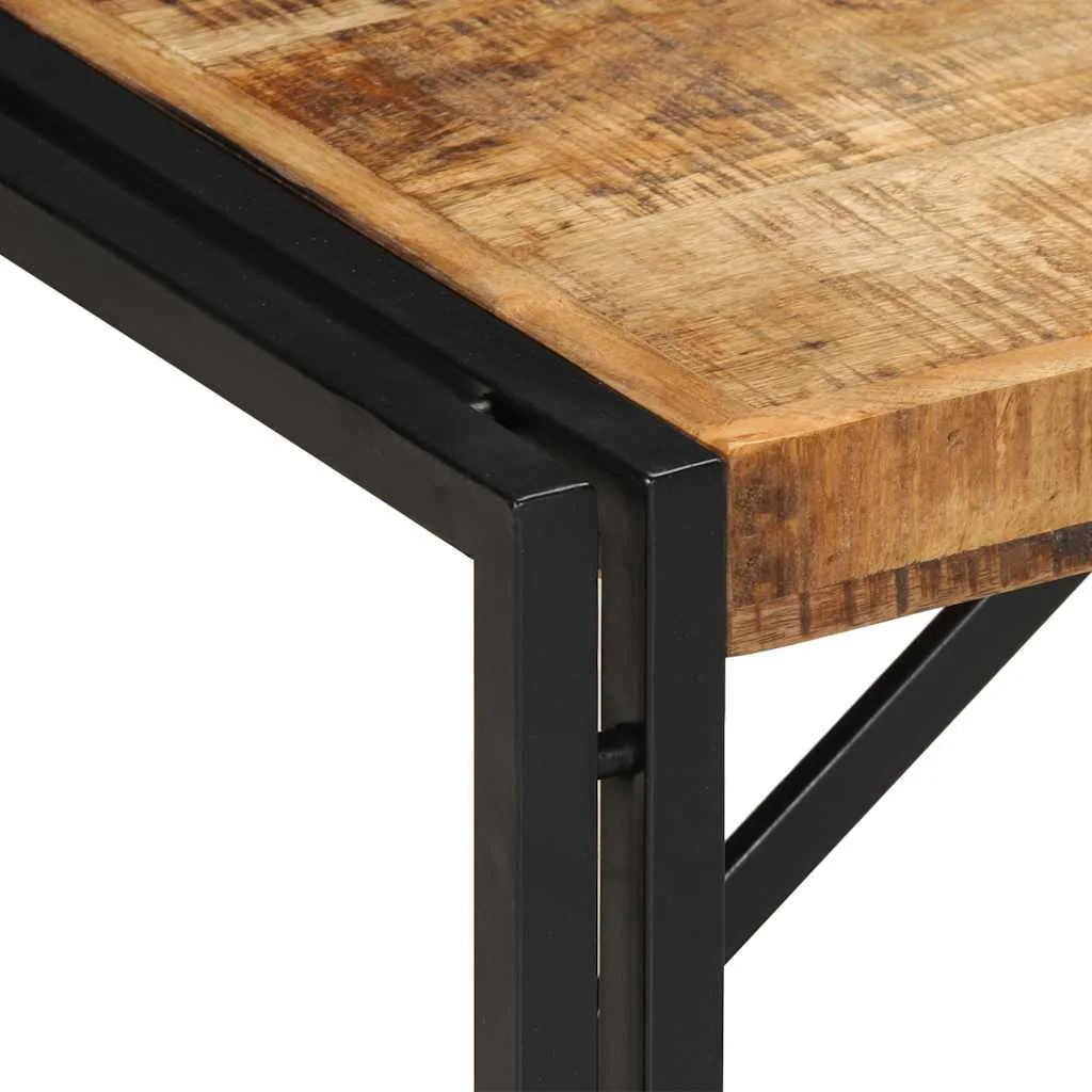 konferenčný stolík 80x40x35 cm masívne hrubé drevo mango