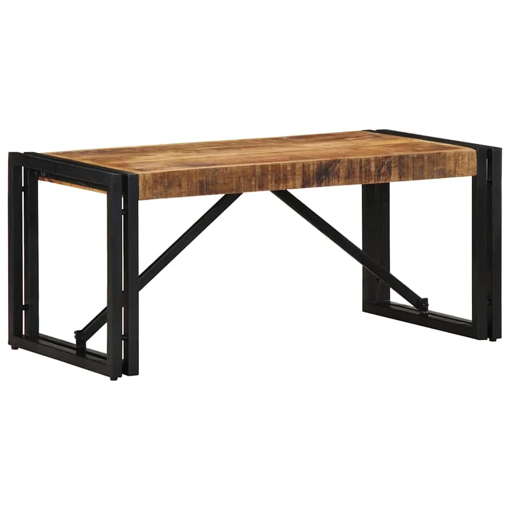 konferenčný stolík 80x40x35 cm masívne hrubé drevo mango