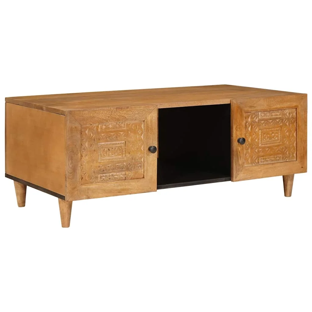 Konferenčný stolík Svetlohnedá 100 x 54 x 40 cm Akáciový masív