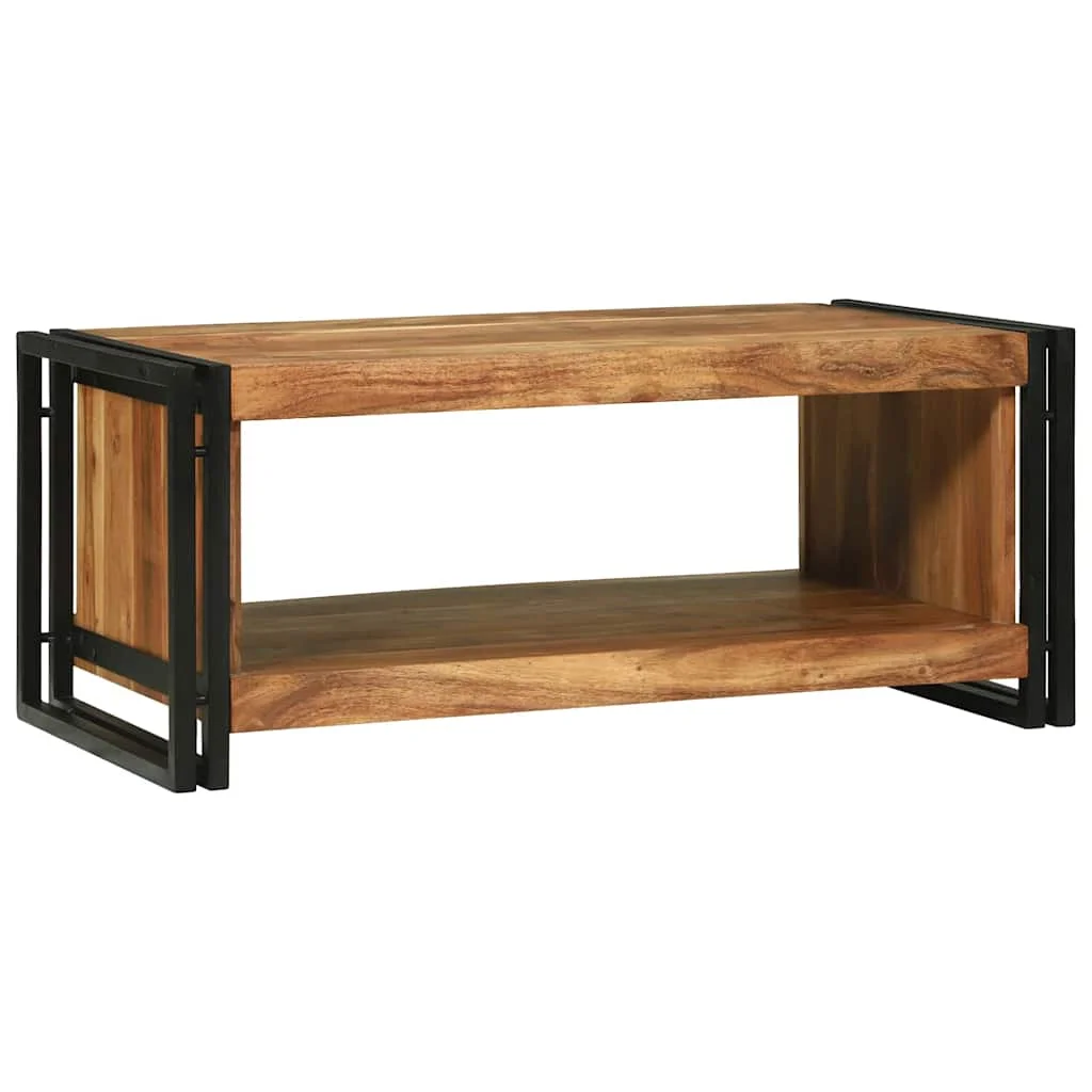 Konferenčný stolík Hnedá 90 x 50 x 38 cm Pevné akáciové drevo