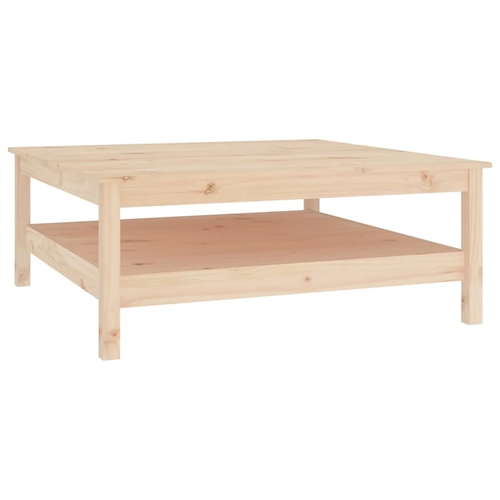 Konferenčný stolík 100x100x40 cm masívne drevo borovica