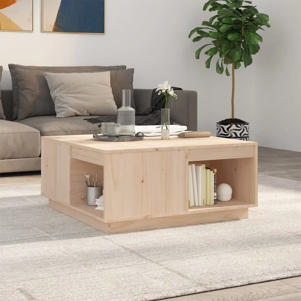 Konferenčný stolík 80x81x36,5 cm borovicový masív