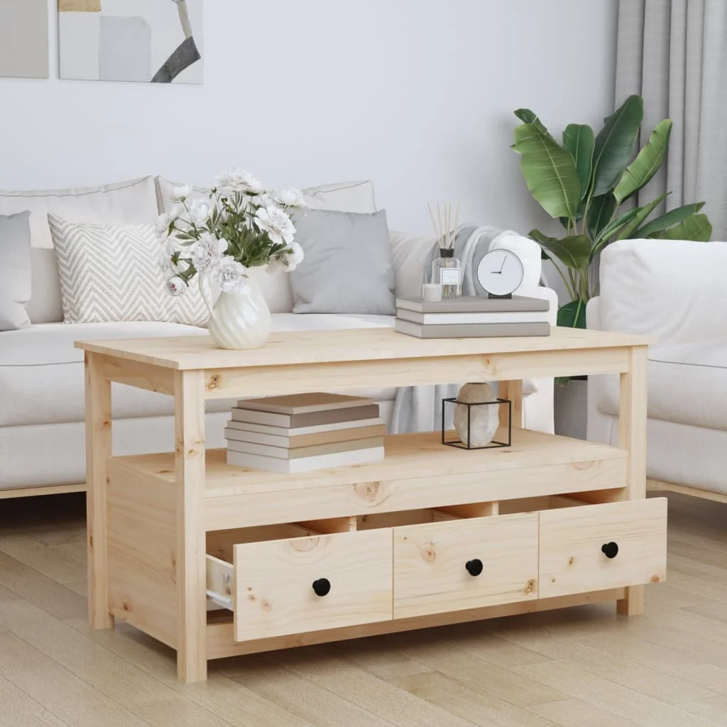 Konferenčný stolík 102x49x55 cm borovicový masív