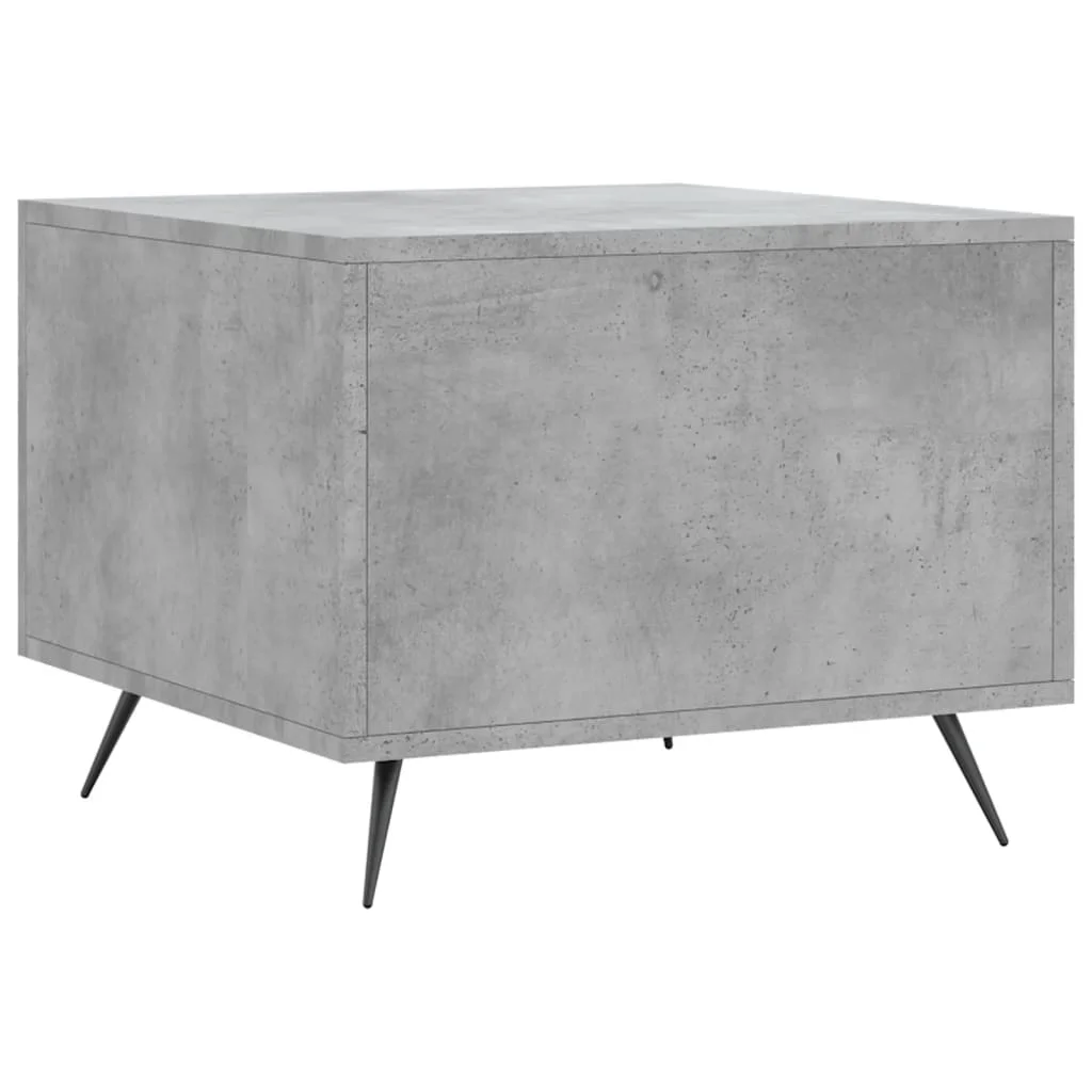 Konferenčné stolíky 2 ks betónovo sivé 50x50x40cm kompoz. drevo