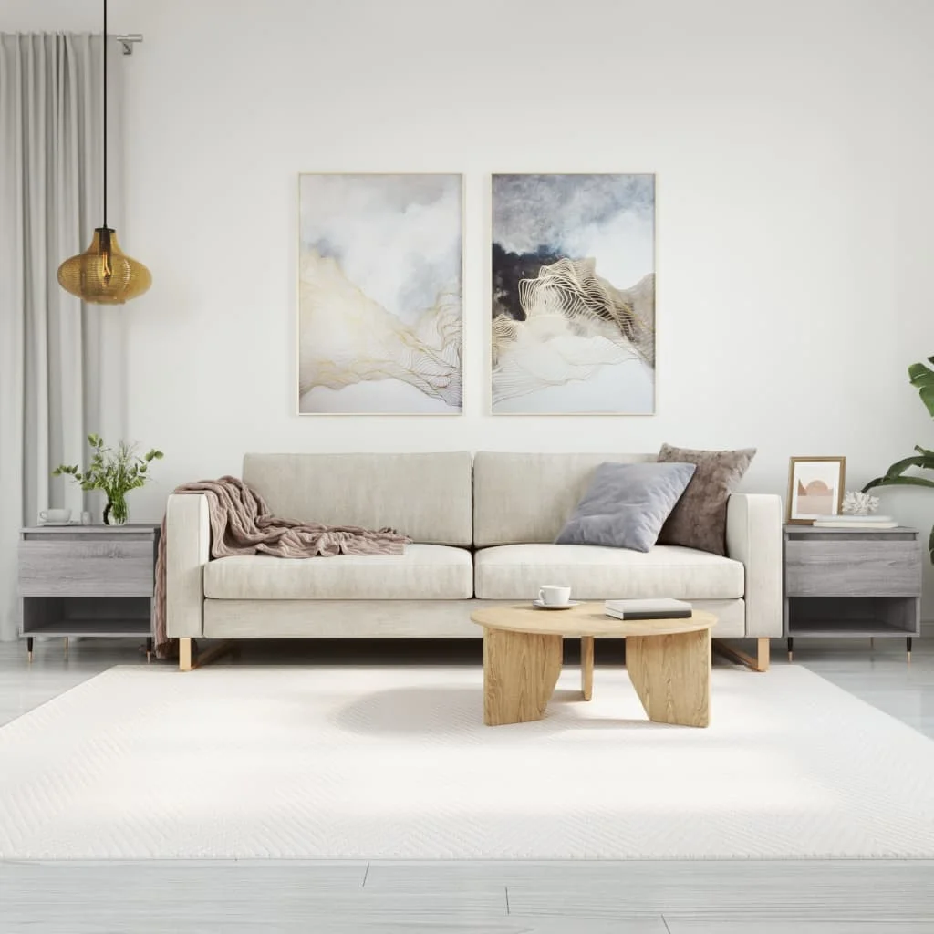 Konferenčné stolíky 2 ks sivé sonoma 50x46x50 cm kompoz. drevo