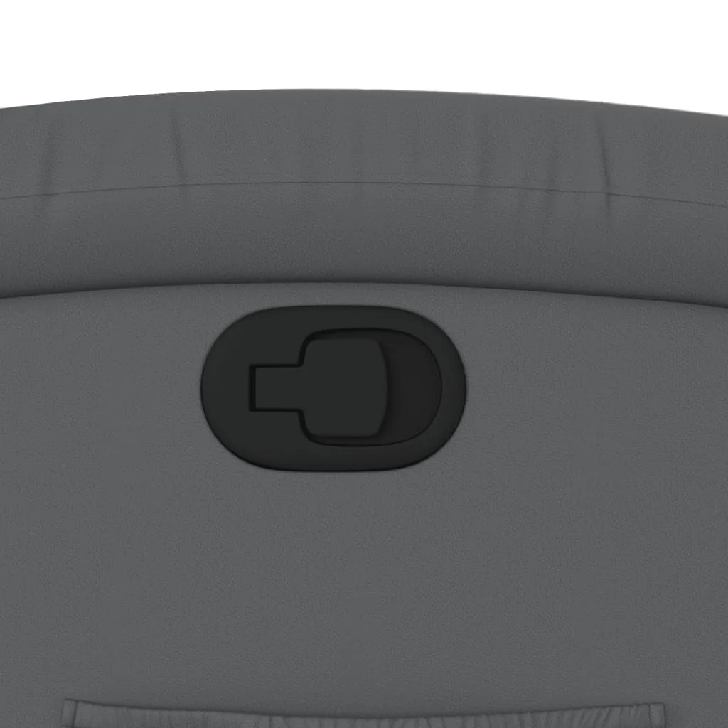 Zdvíhacie sklápacie kreslo sivé umelá koža