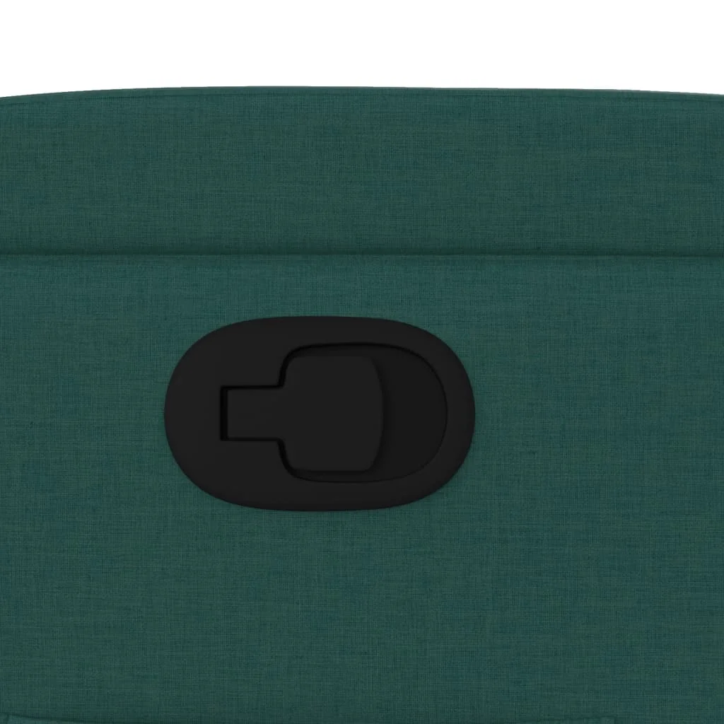 Zdvíhacie sklápacie kreslo tmavozelené látka