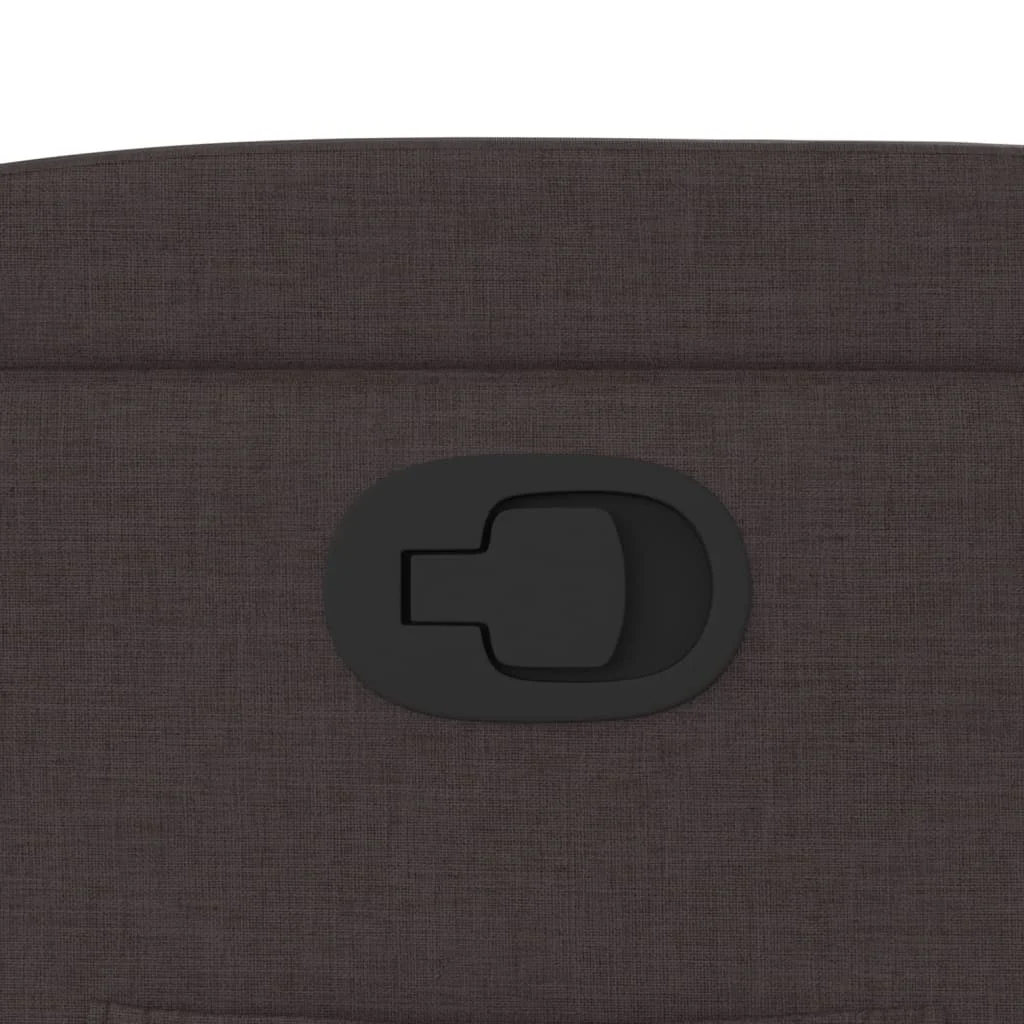 Zdvíhacie sklápacie kreslo tmavohnedé látka