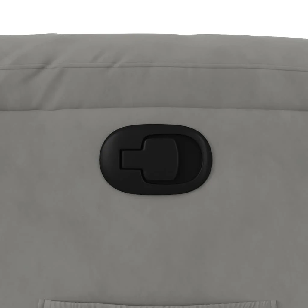 Zdvíhacie sklápacie kreslo bledosivé mikrovláknová látka