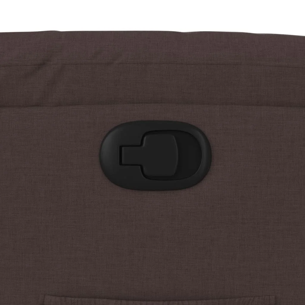 Zdvíhacie sklápacie kreslo tmavohnedé látka