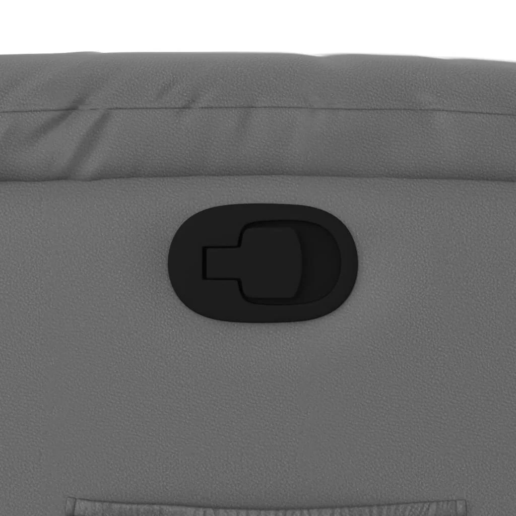 Zdvíhacie sklápacie kreslo sivé umelá koža