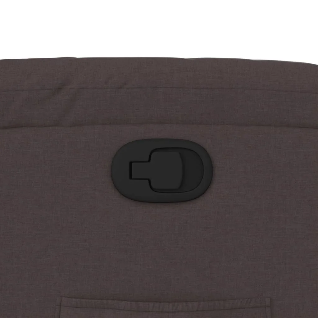 Zdvíhacie sklápacie kreslo tmavohnedé látka