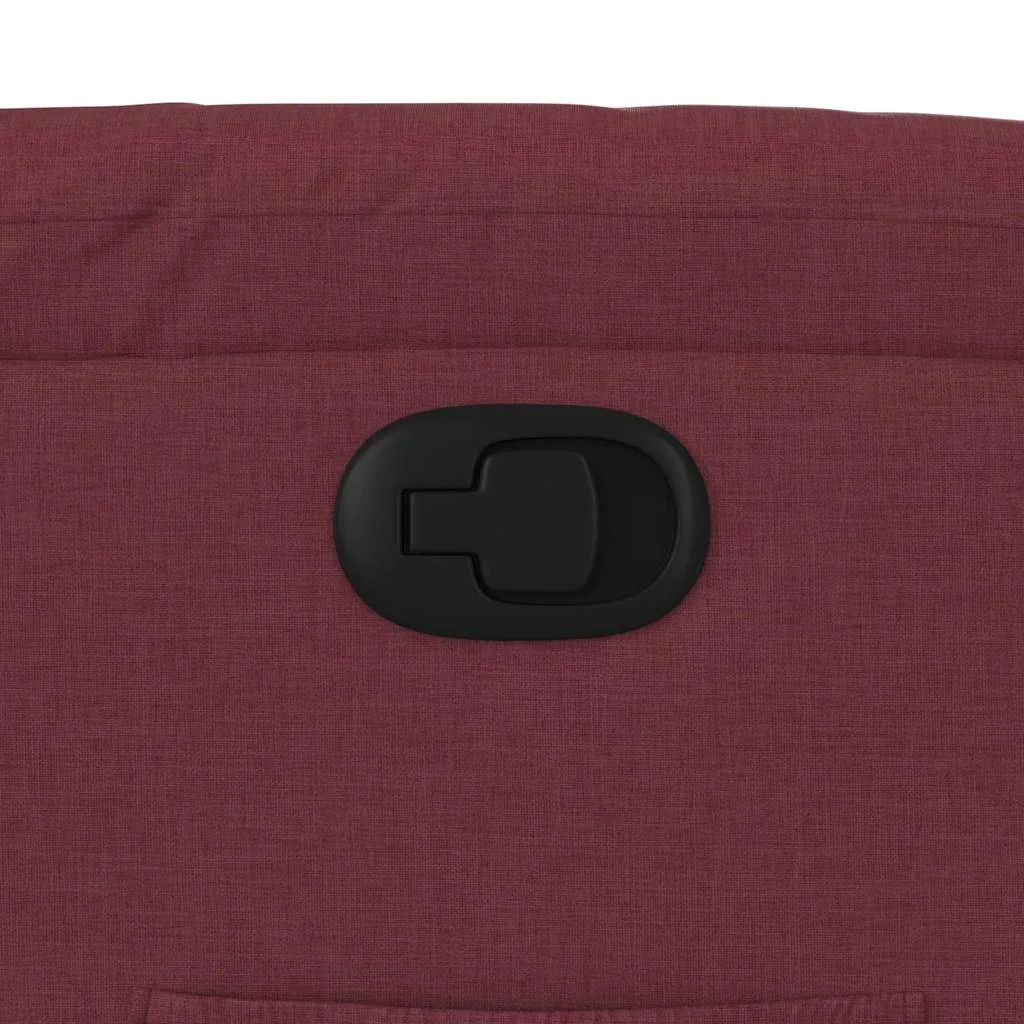 Zdvíhacie sklápacie kreslo vínovo červené látka