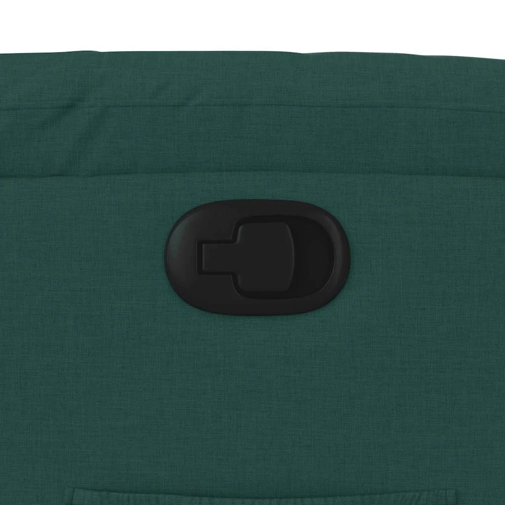 Zdvíhacie sklápacie kreslo tmavozelené látka