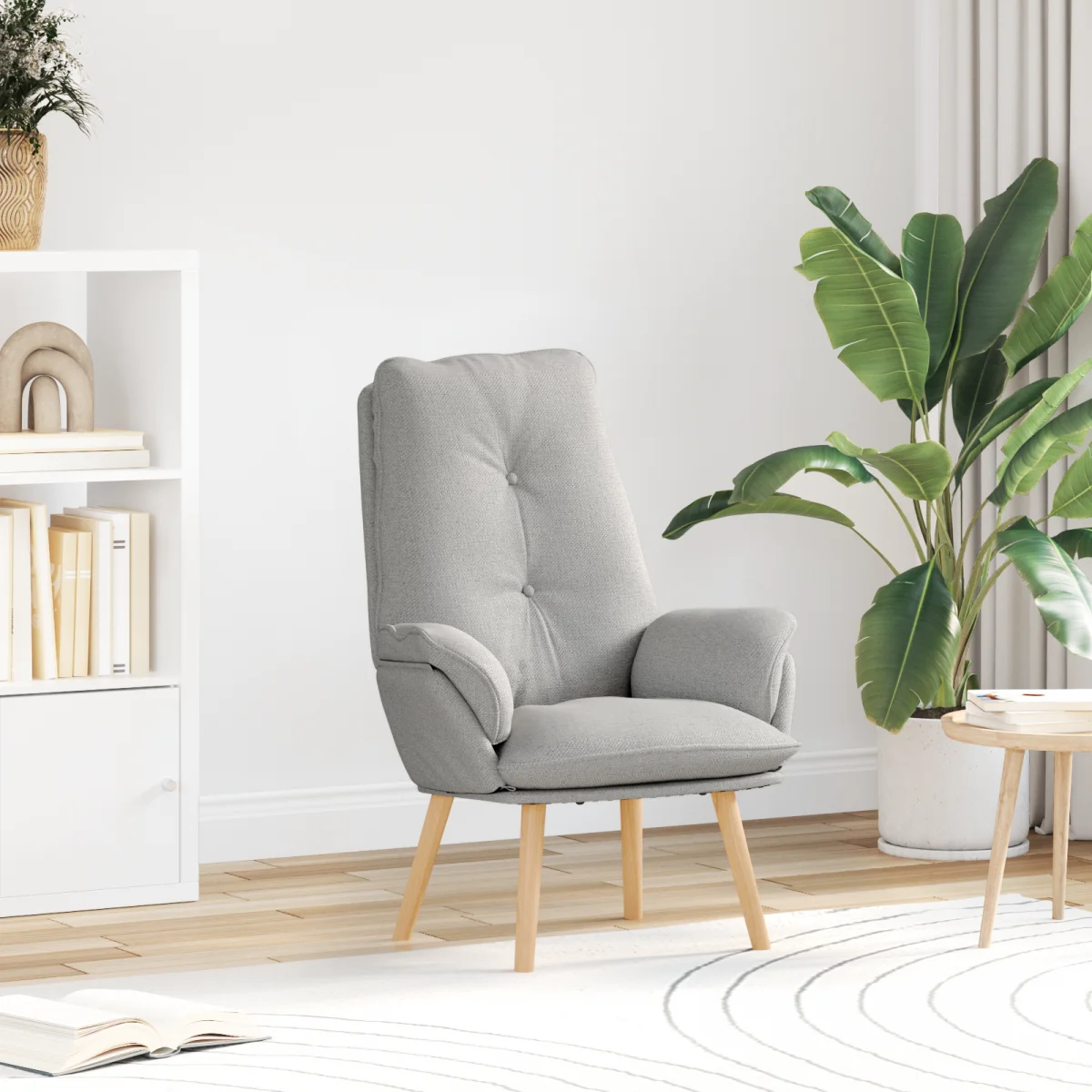 Relaxačné kreslo Cloud Grey tkanina