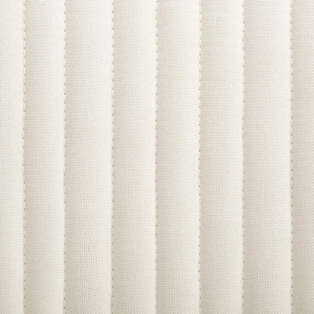 Jedálenské stoličky 2 ks krémové látkové