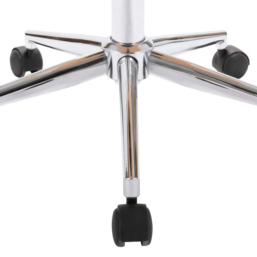 Otočné jedálenské stoličky 2 ks krémové umelá koža