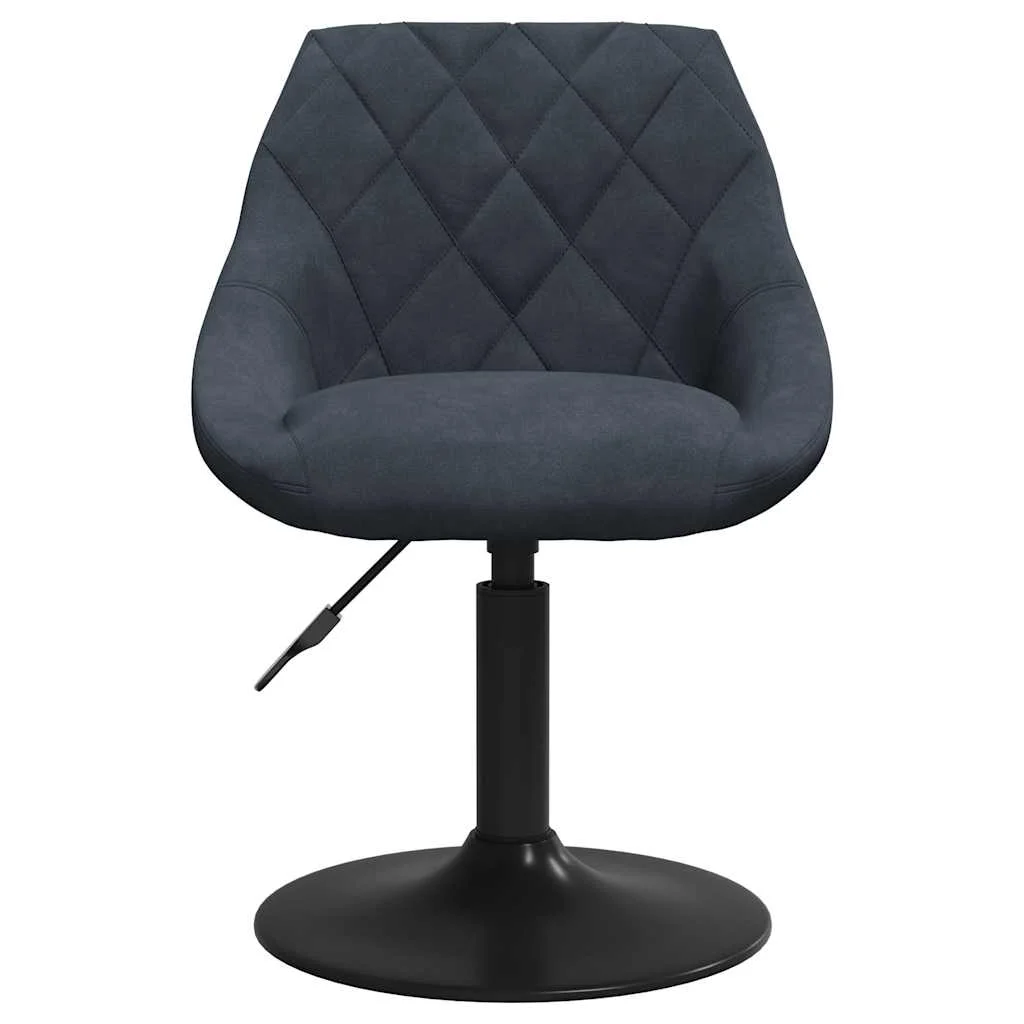 Jedálenská stolička tmavosivá zamatová