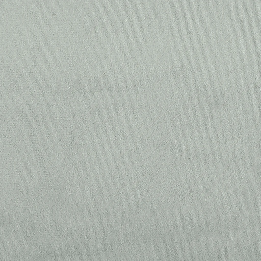 Jedálenské stoličky 6 ks bledosivé zamatové