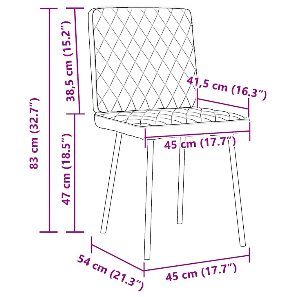 Jedálenské stoličky 2 ks biele umelá koža