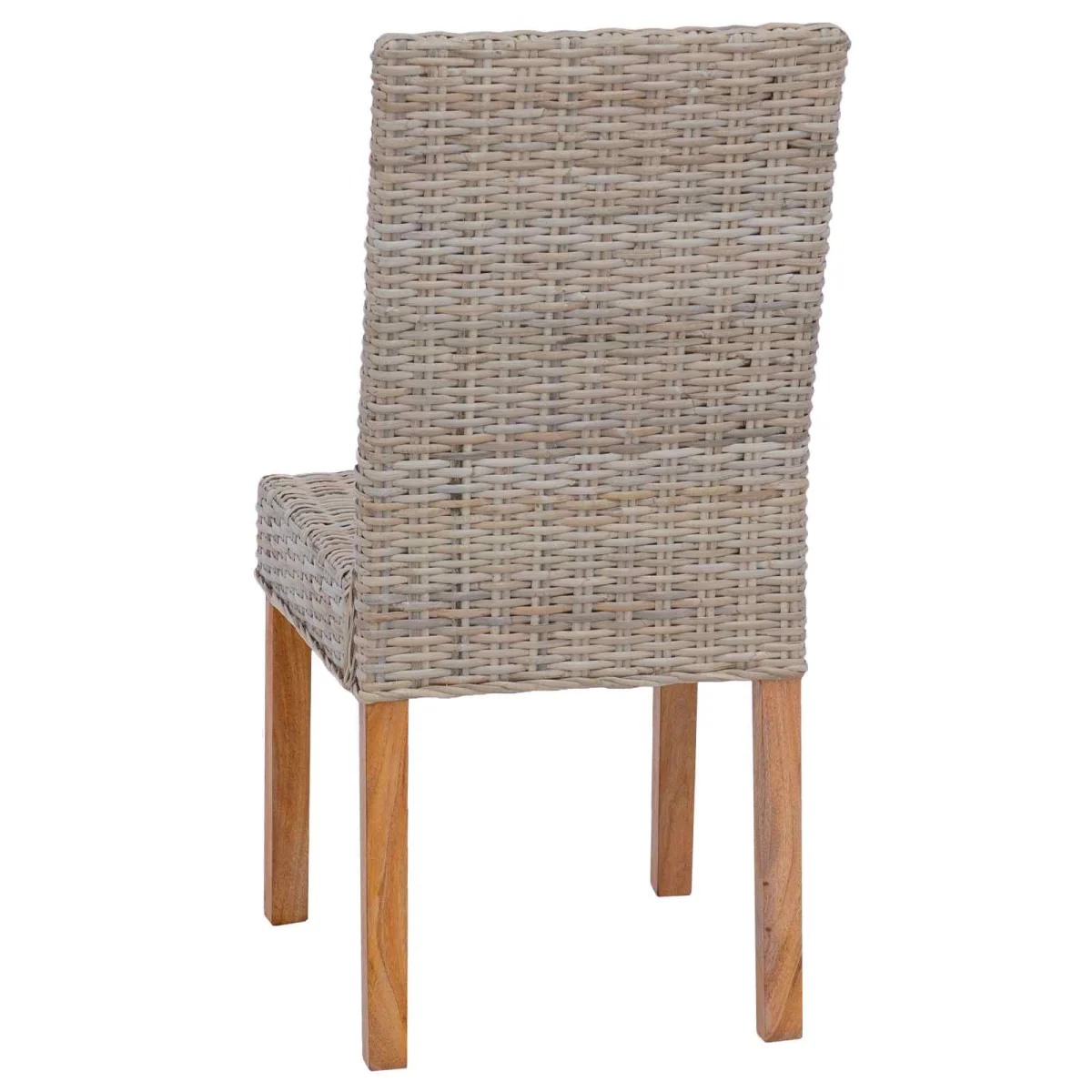 Jedálenská stolička 2 pcs Kubu šedá 45 x 54 x 93 cm