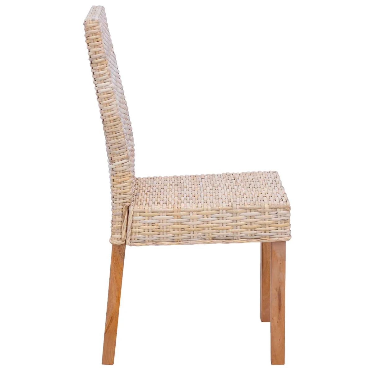 Jedálenská stolička 2 pcs Prírodná 45 x 54 x 93 cm