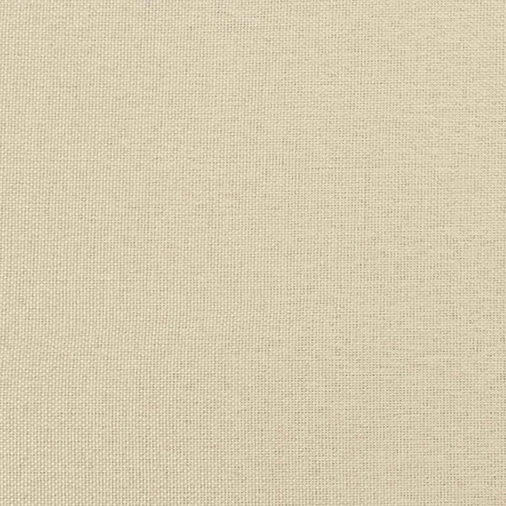 Jedálenské stoličky na kolieskach 2 pcs Krémová 58 x 65 x 94 cm